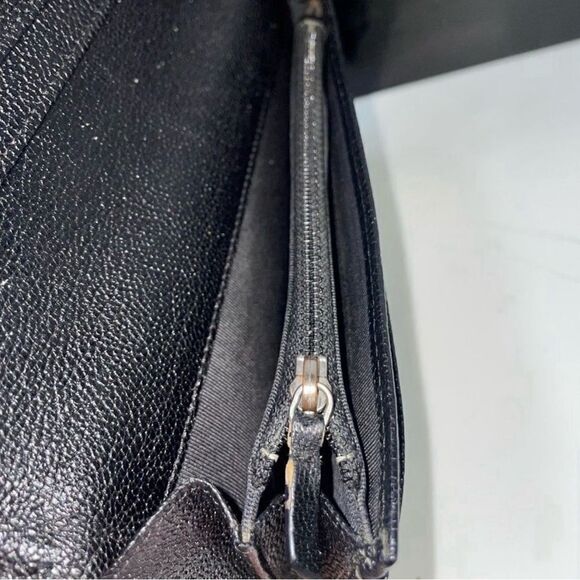 AUTHENTIC CHANEL BIFOLD DIAMOND STITCH WALLET GOLD - Picture 8 of 14